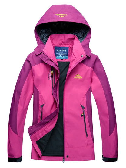 Women’s Waterproof Windbreaker – Lightweight Outdoor Hiking Jacket