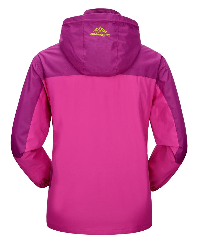 Women’s Waterproof Windbreaker – Lightweight Outdoor Hiking Jacket