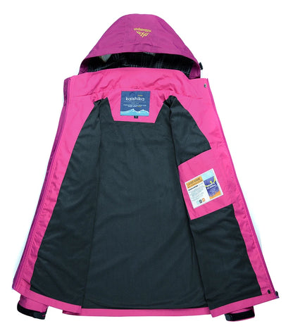 Women’s Waterproof Windbreaker – Lightweight Outdoor Hiking Jacket