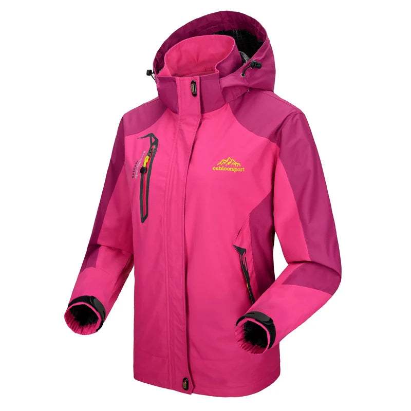 Women’s Waterproof Windbreaker – Lightweight Outdoor Hiking Jacket