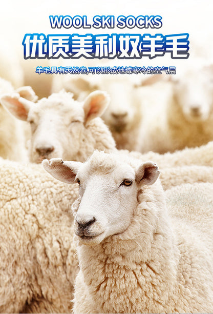 Lightweight Merino Wool Hiking Socks (Unisex)