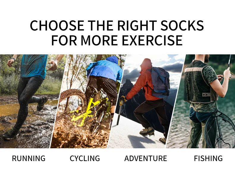 Lightweight Merino Wool Hiking Socks (Unisex)