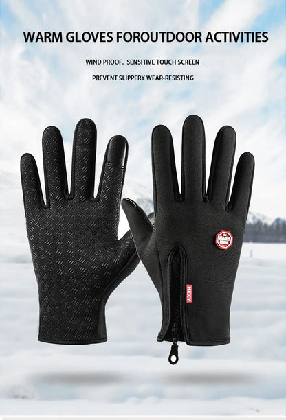 Waterproof Thermal Touch Screen Gloves – Winter Outdoor (Unisex)