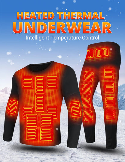 Heated Thermal Underwear Set – USB Electric (Unisex)
