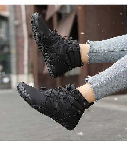 Waterproof Winter Ankle Boots – Warm Outdoor (Unisex)