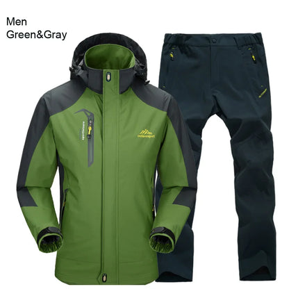Men’s Waterproof Hiking Jacket & Pants Set
