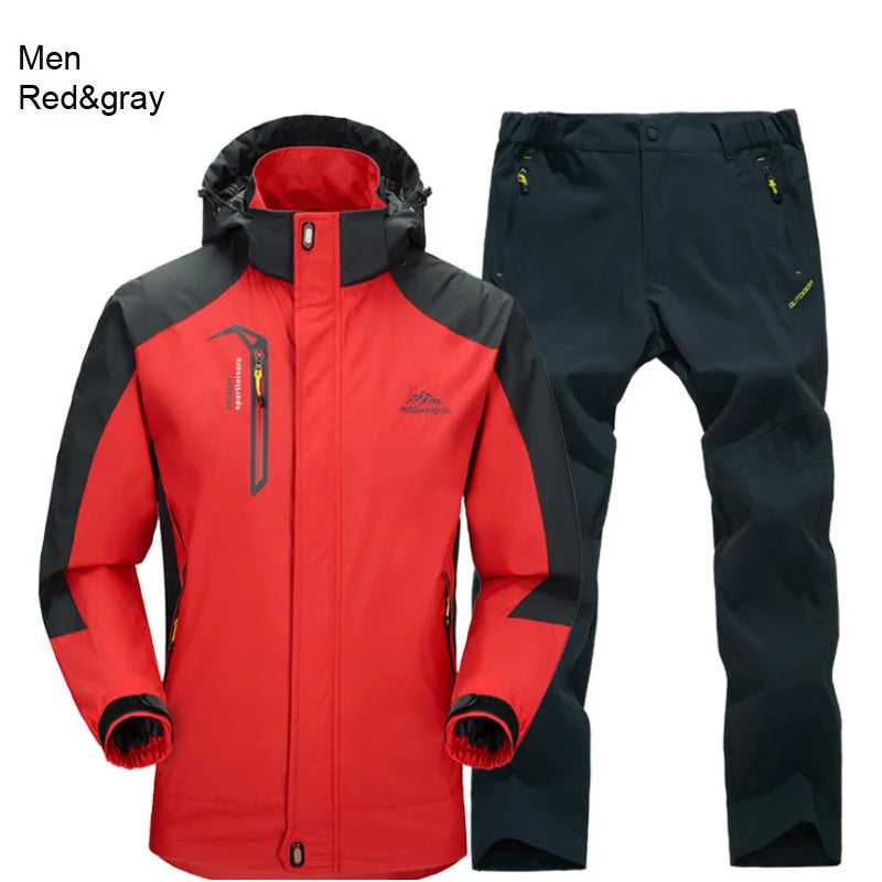 Men’s Waterproof Hiking Jacket & Pants Set