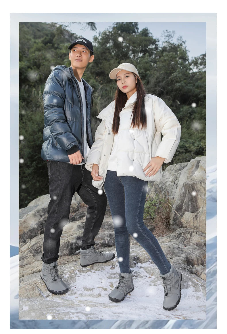 Waterproof Winter Ankle Boots – Warm Outdoor (Unisex)
