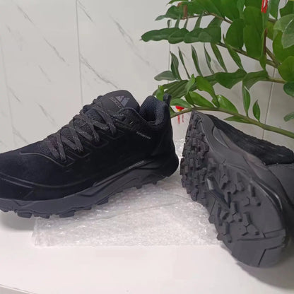 Men’s Waterproof Breathable Hiking Shoes – Non-Slip Leather