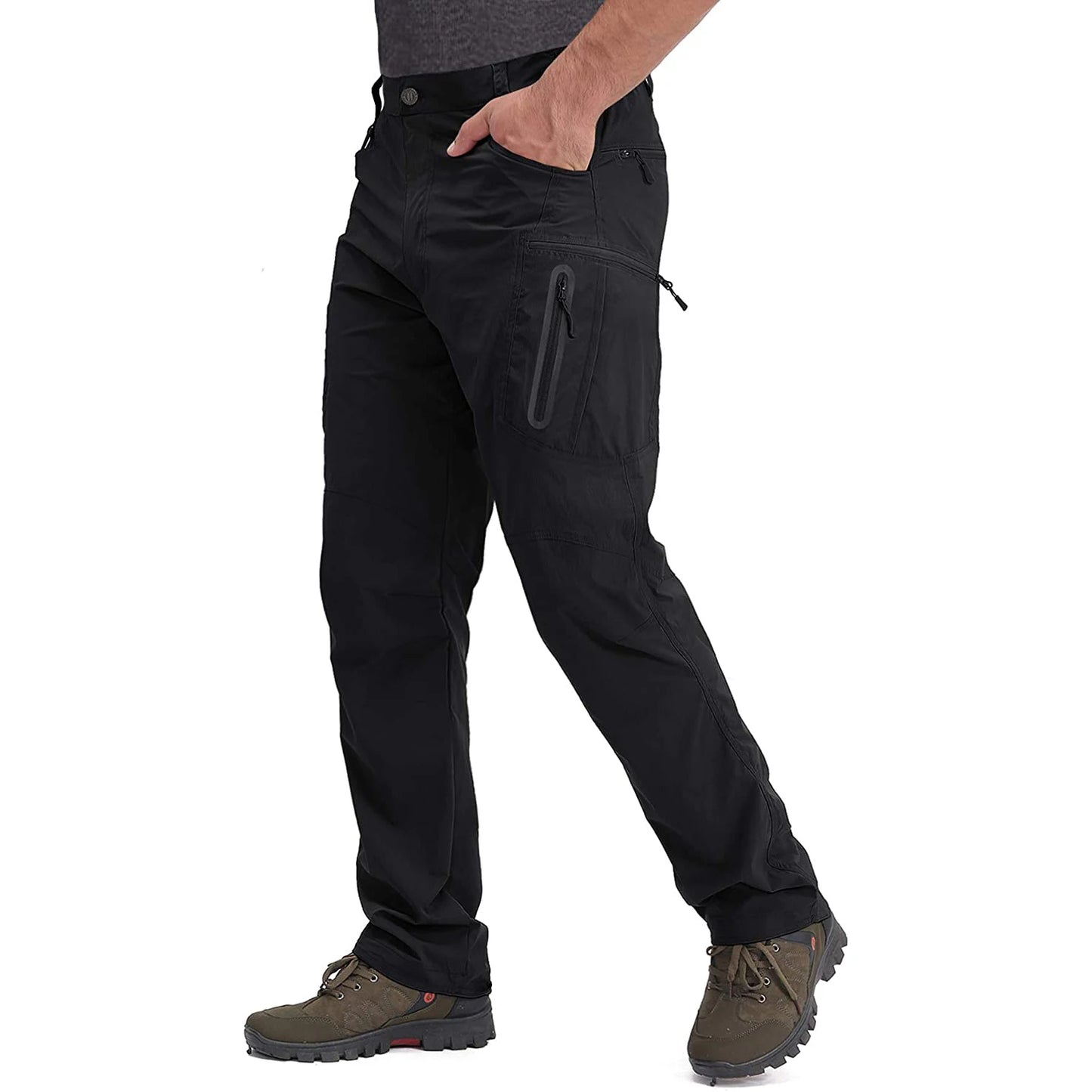 Men’s Quick-Dry Nylon Hiking Pants – Lightweight Cargo Outdoor