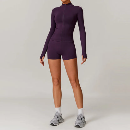 Women’s Seamless Gym Yoga Set – Leggings & Sports Bra