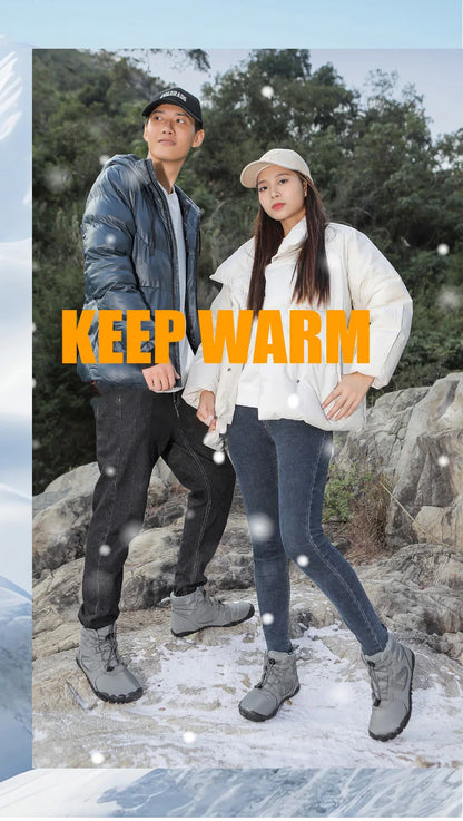 Waterproof Winter Ankle Boots – Warm Outdoor (Unisex)