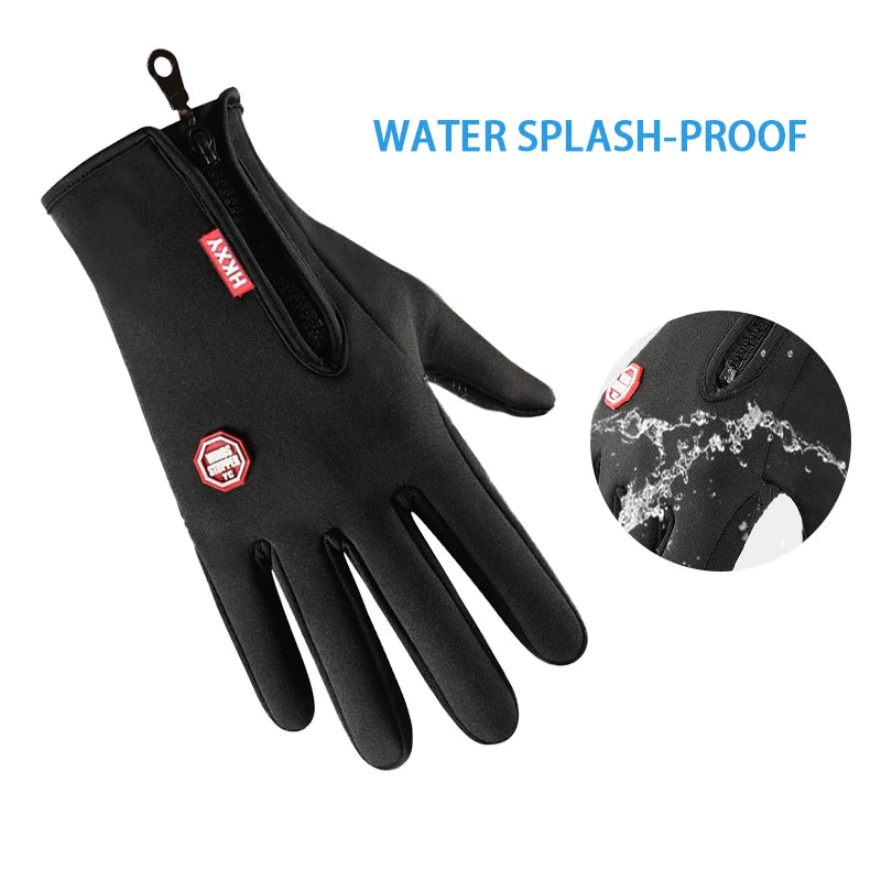 Waterproof Thermal Touch Screen Gloves – Winter Outdoor (Unisex)