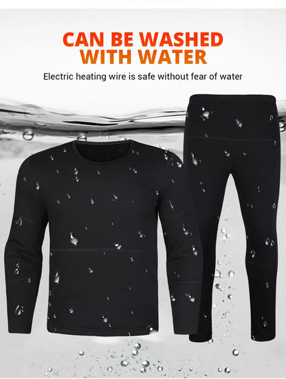 Heated Thermal Underwear Set – USB Electric (Unisex)