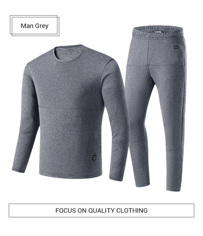 Heated Thermal Underwear Set – USB Electric (Unisex)
