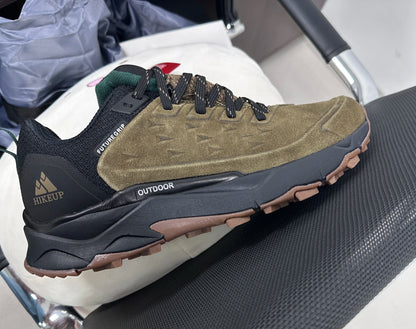 Men’s Waterproof Breathable Hiking Shoes – Non-Slip Leather