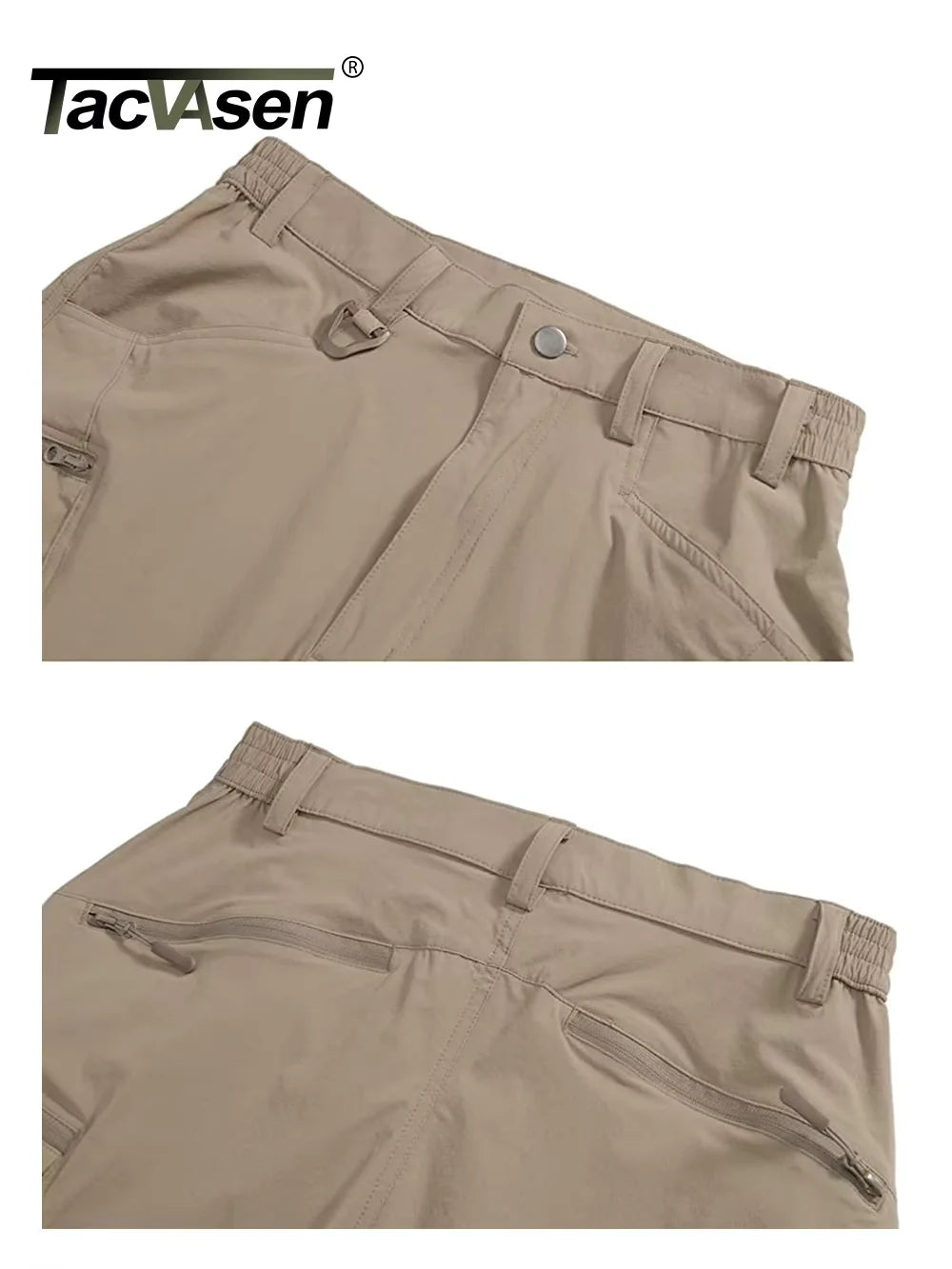 Men’s Quick-Dry Nylon Hiking Pants – Lightweight Cargo Outdoor