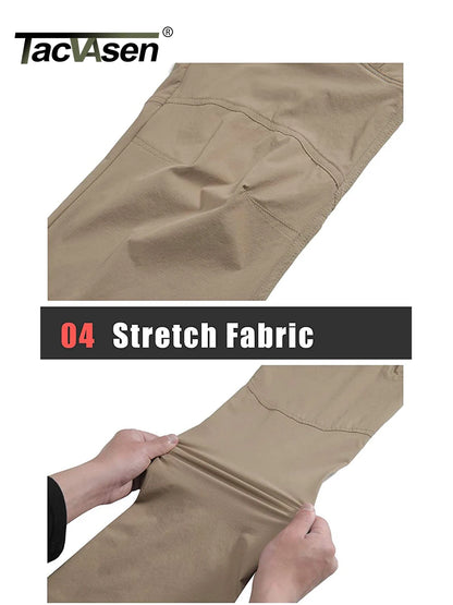 Men’s Quick-Dry Nylon Hiking Pants – Lightweight Cargo Outdoor