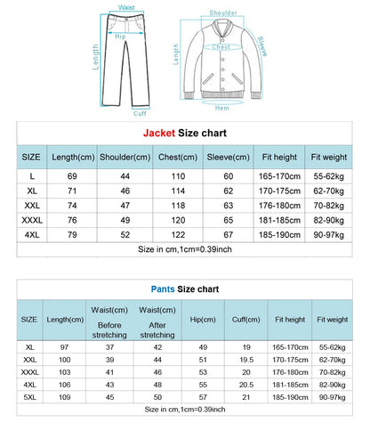 Men’s Waterproof Hiking Jacket & Pants Set
