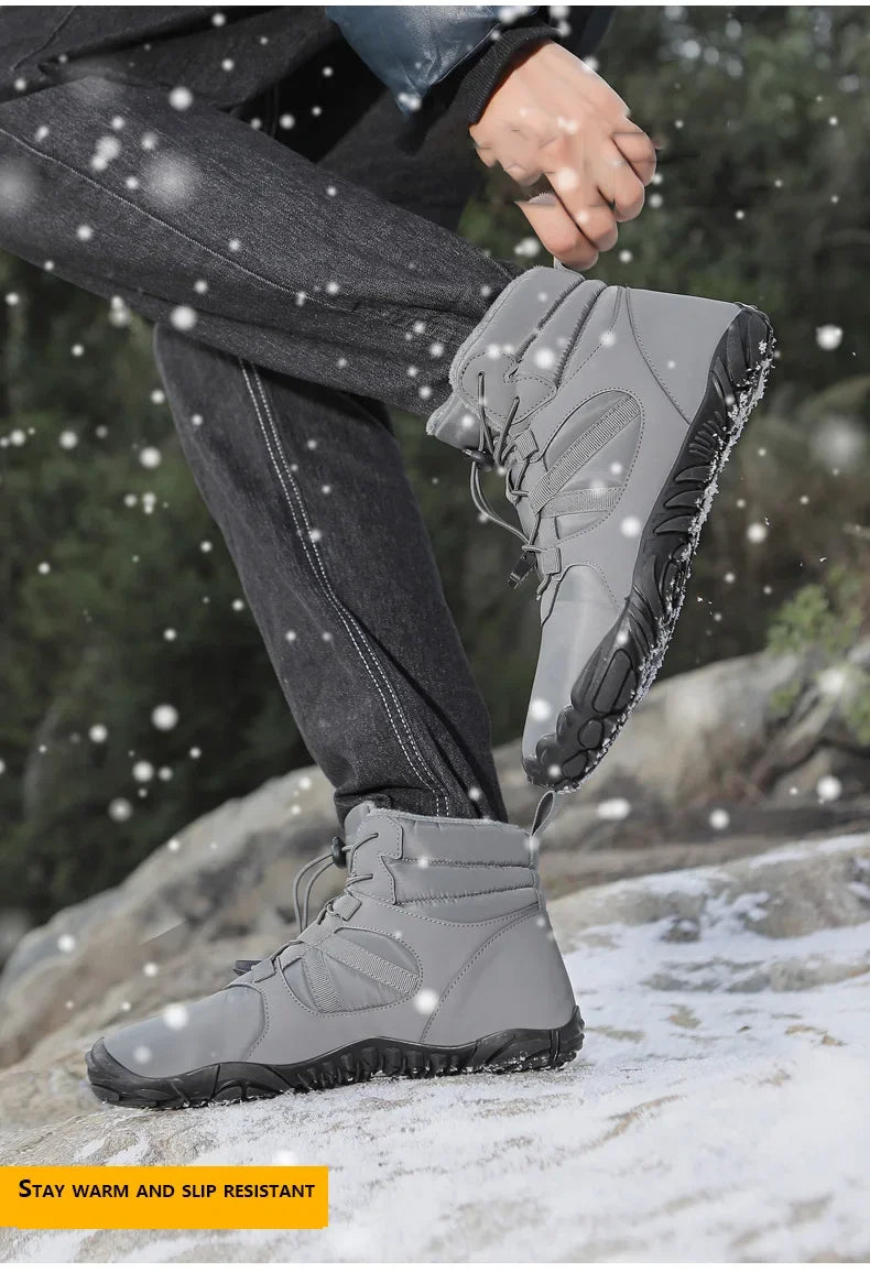 Waterproof Winter Ankle Boots – Warm Outdoor (Unisex)