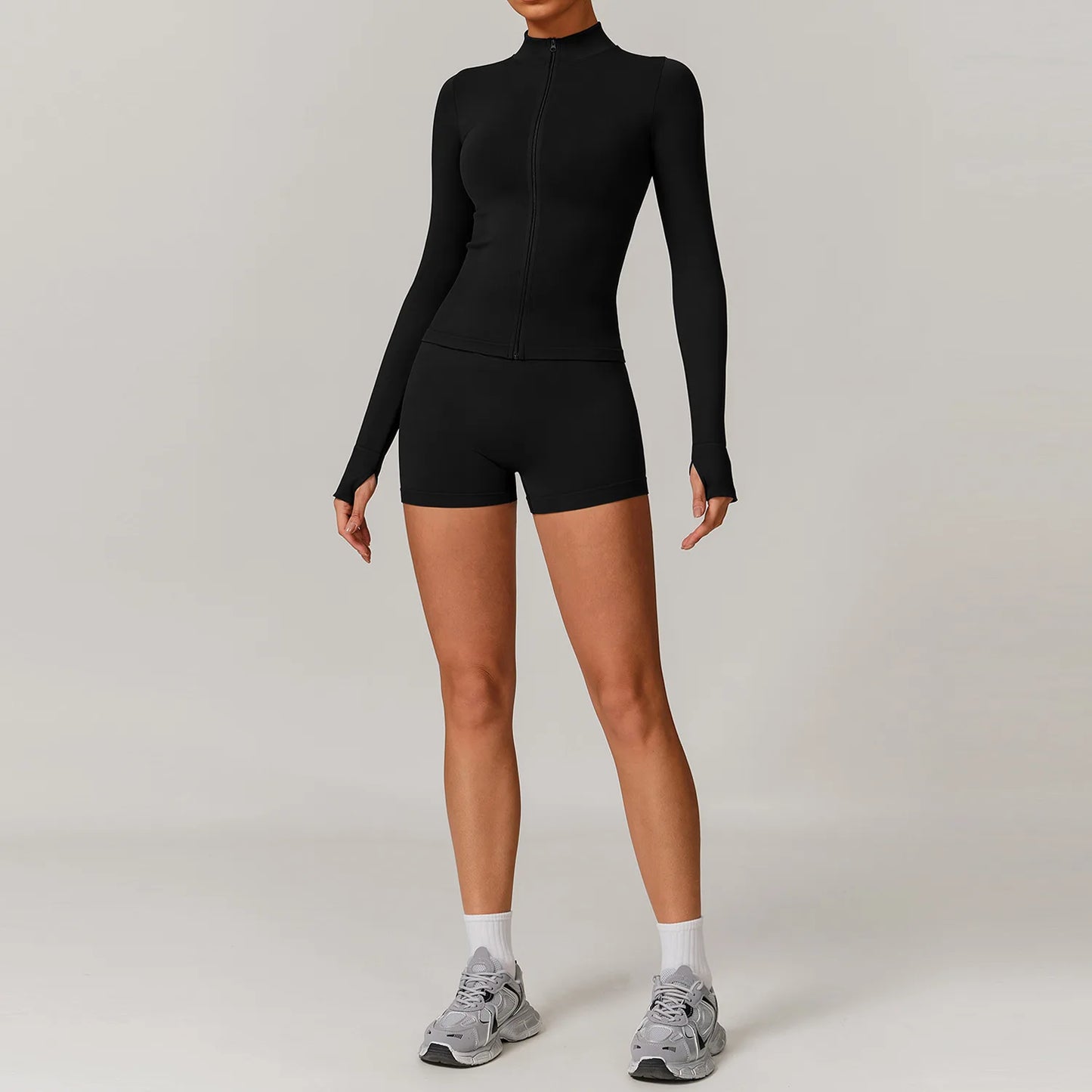 Women’s Seamless Gym Yoga Set – Leggings & Sports Bra