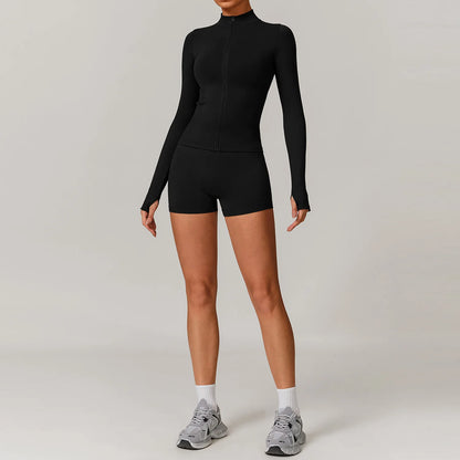 Women’s Seamless Gym Yoga Set – Leggings & Sports Bra