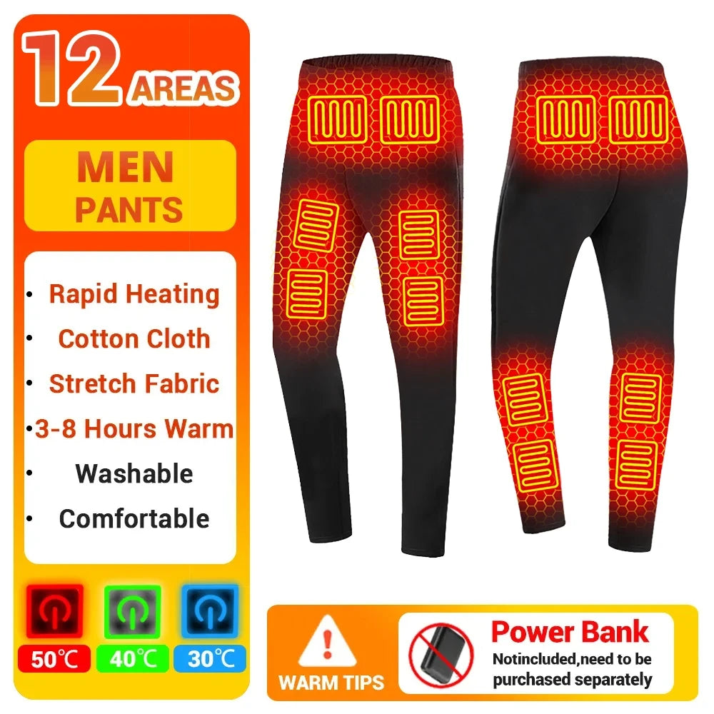 Heated Thermal Underwear Set – USB Electric (Unisex)
