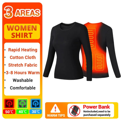 Heated Thermal Underwear Set – USB Electric (Unisex)