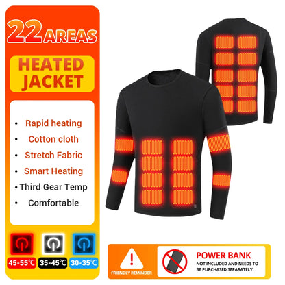 Heated Thermal Underwear Set – USB Electric (Unisex)