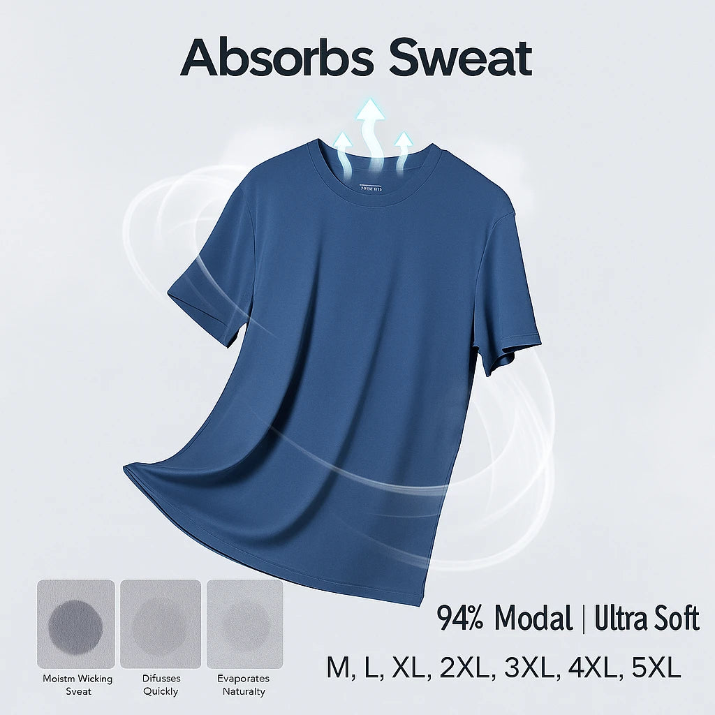 Men’s Modal Soft Touch T-Shirt - Crew Neck