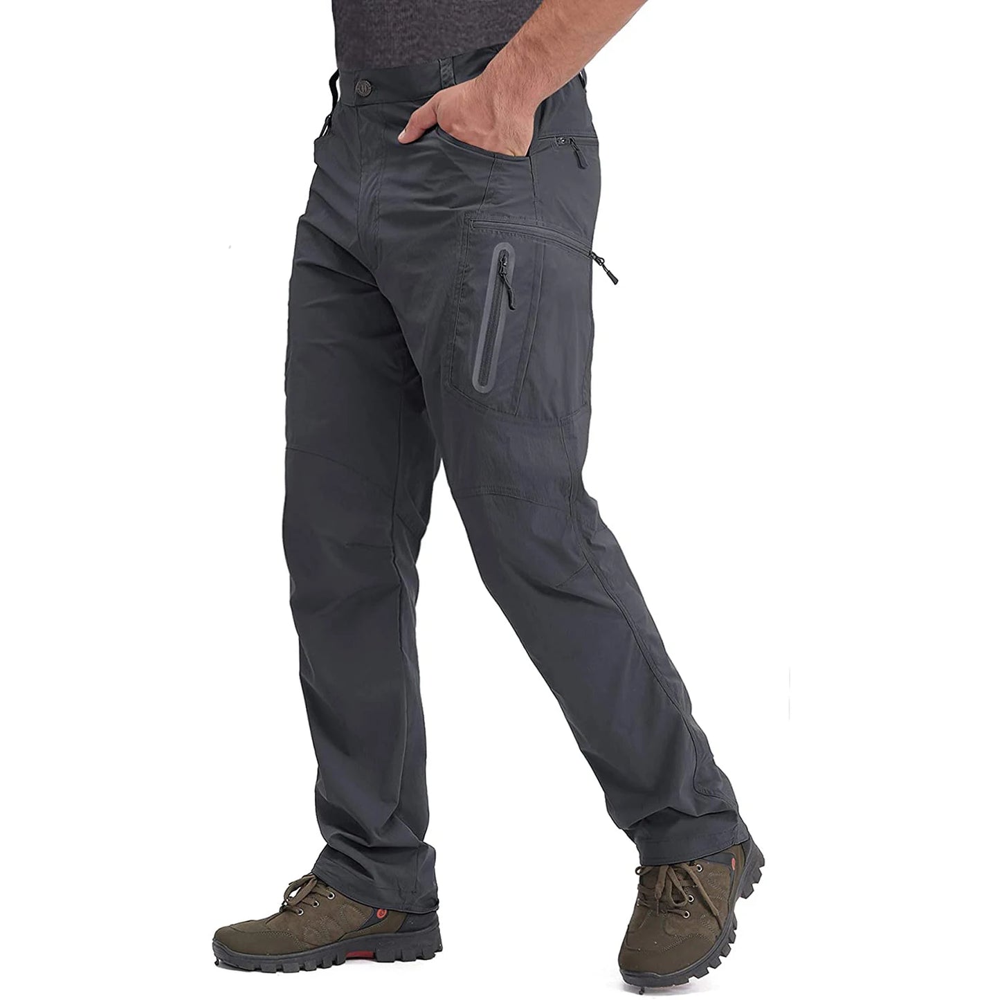 Men’s Quick-Dry Nylon Hiking Pants – Lightweight Cargo Outdoor