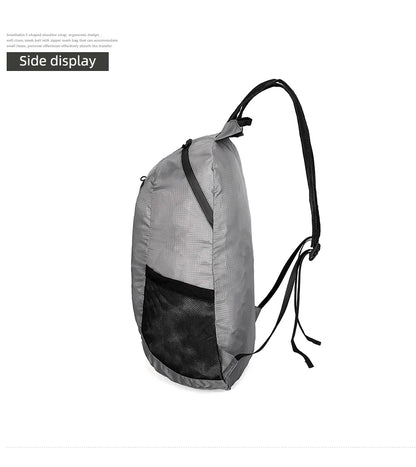 18L Portable Foldable Backpack Folding Mountaineering Bag Ultralight Outdoor Climbing Cycling Travel Knapsack Hiking Daypack