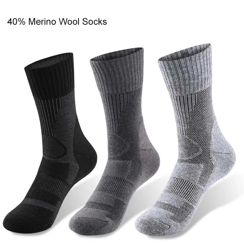 Lightweight Merino Wool Hiking Socks (Unisex)