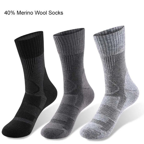 Lightweight Merino Wool Hiking Socks (Unisex)
