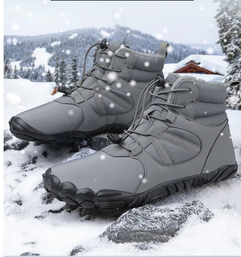 Waterproof Winter Ankle Boots – Warm Outdoor (Unisex)