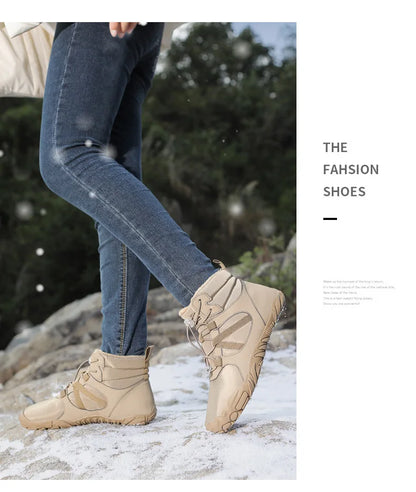 Waterproof Winter Ankle Boots – Warm Outdoor (Unisex)