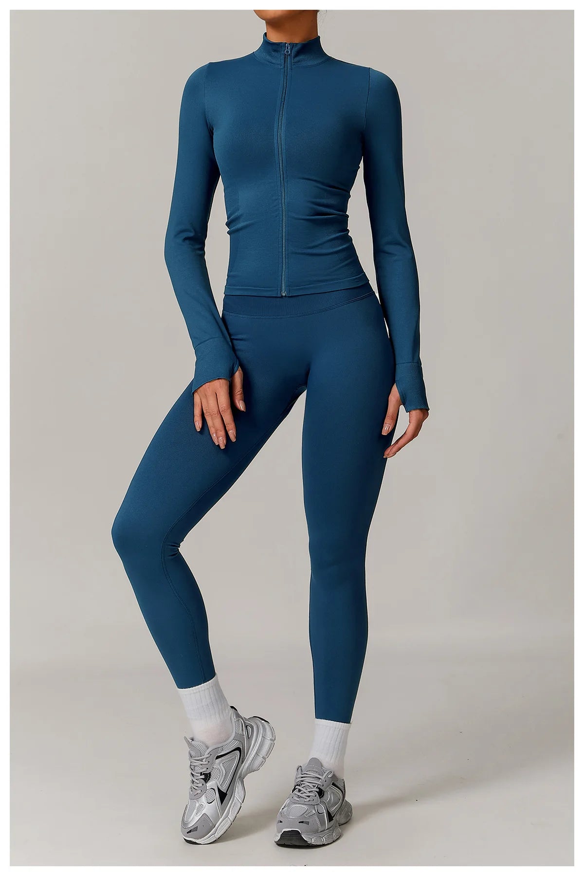 Women’s Seamless Gym Yoga Set – Leggings & Sports Bra