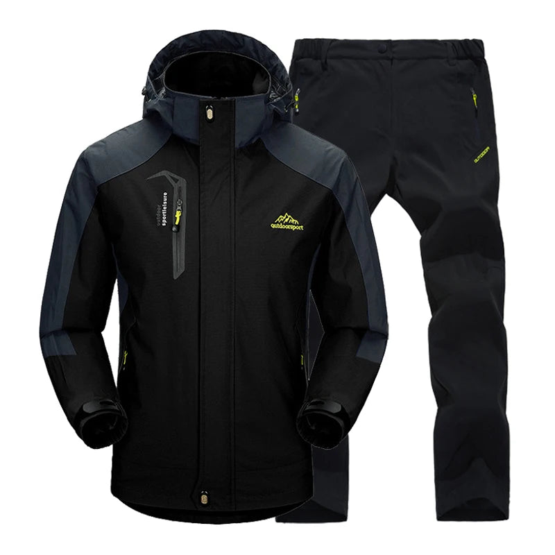 Men’s Waterproof Hiking Jacket & Pants Set