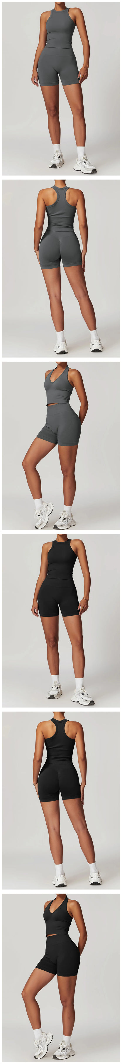 2/3/4PCS Yoga Set Gym Clothes Sportswear Seamless Yoga Suits For Women Fitness Long Sleeved Tracksuits Sports Bra Gym Leggings