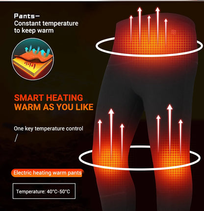 Heated Thermal Underwear Set – USB Electric (Unisex)