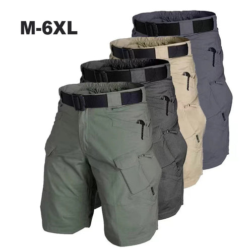 Men’s Waterproof Outdoor Cargo Shorts – Summer Lightweight