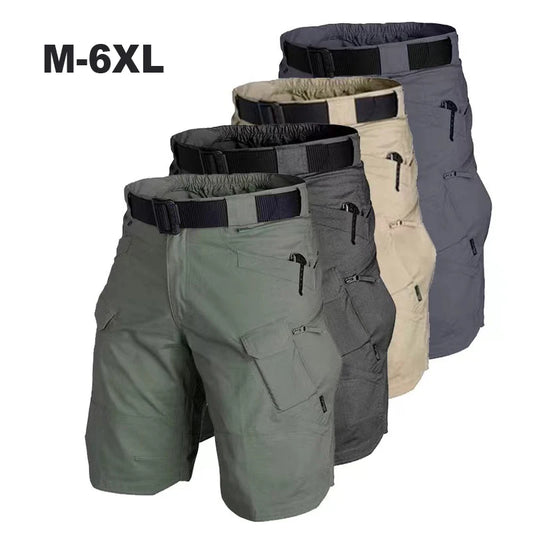 Men’s Waterproof Outdoor Cargo Shorts – Summer Lightweight