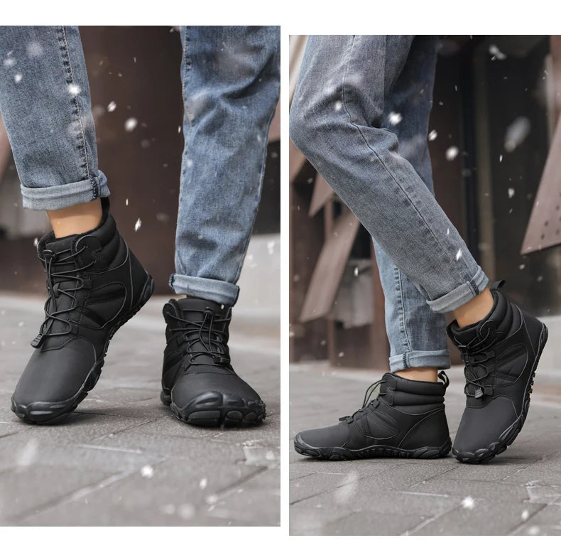 Waterproof Winter Ankle Boots – Warm Outdoor (Unisex)