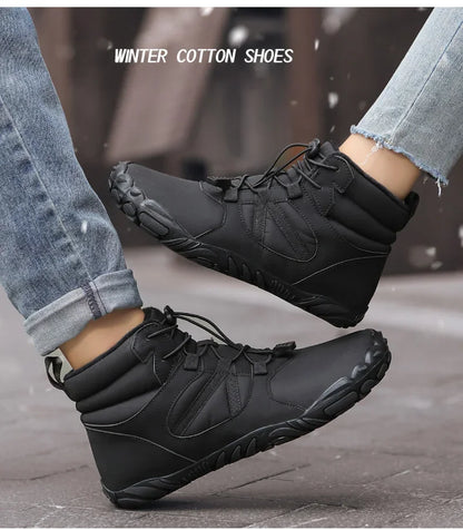 Waterproof Winter Ankle Boots – Warm Outdoor (Unisex)