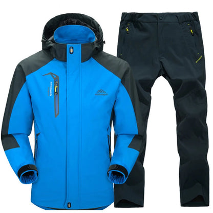 Men’s Waterproof Hiking Jacket & Pants Set
