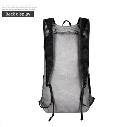 18L Portable Foldable Backpack Folding Mountaineering Bag Ultralight Outdoor Climbing Cycling Travel Knapsack Hiking Daypack