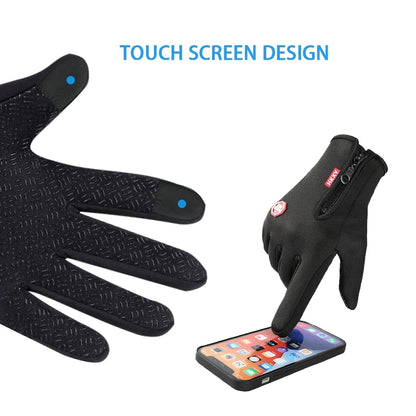 Waterproof Thermal Touch Screen Gloves – Winter Outdoor (Unisex)