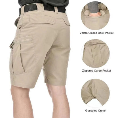 Men’s Waterproof Outdoor Cargo Shorts – Summer Lightweight