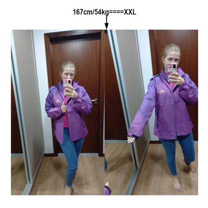 Women’s Waterproof Windbreaker – Lightweight Outdoor Hiking Jacket