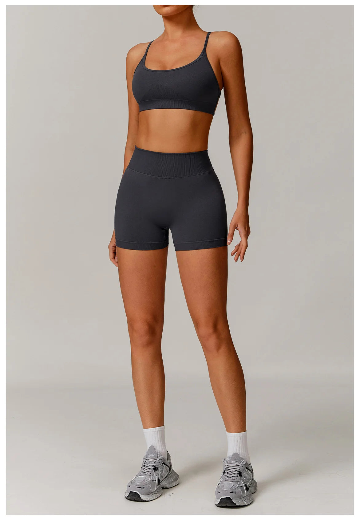 Women’s Seamless Gym Yoga Set – Leggings & Sports Bra